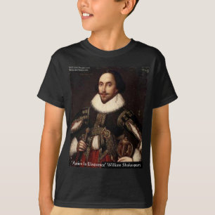 Camiseta Cita de regalo y tés de Shakespeare Action Eloquar