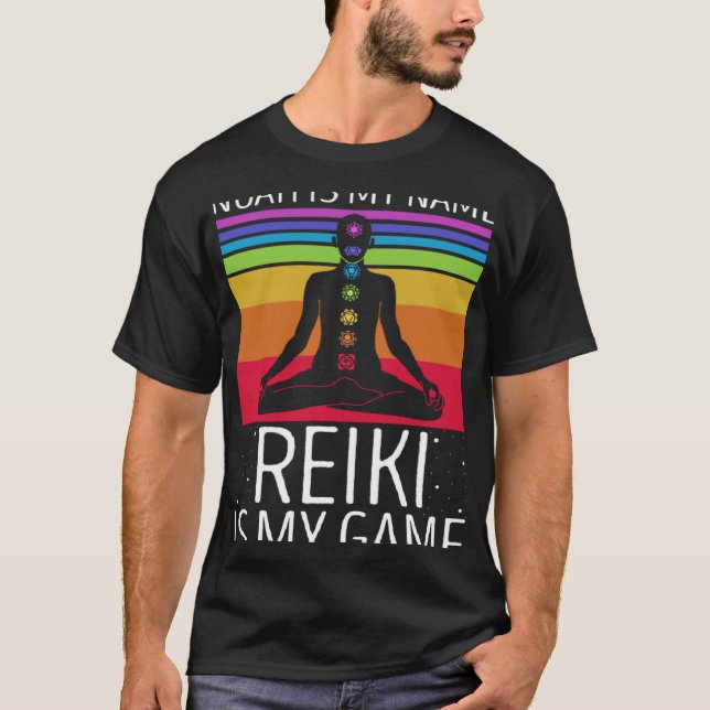Camiseta Cita de Reiki para maestro de Reiki y curación de  (Anverso)