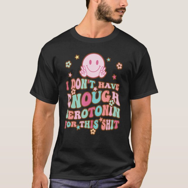 Camiseta Cita de retro World Mental Health Happy Face (Anverso)
