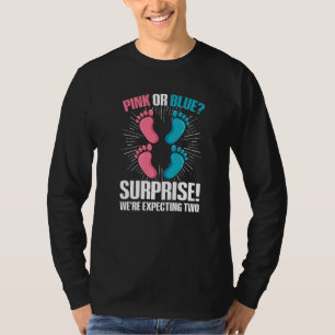 Camiseta Cita de Revelación de Género Gemelo para un Gemelo