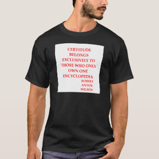 Camiseta cita de Roberto Antón wilson