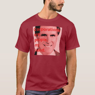 Camiseta Cita de Romney - las sociedades son gente, mi