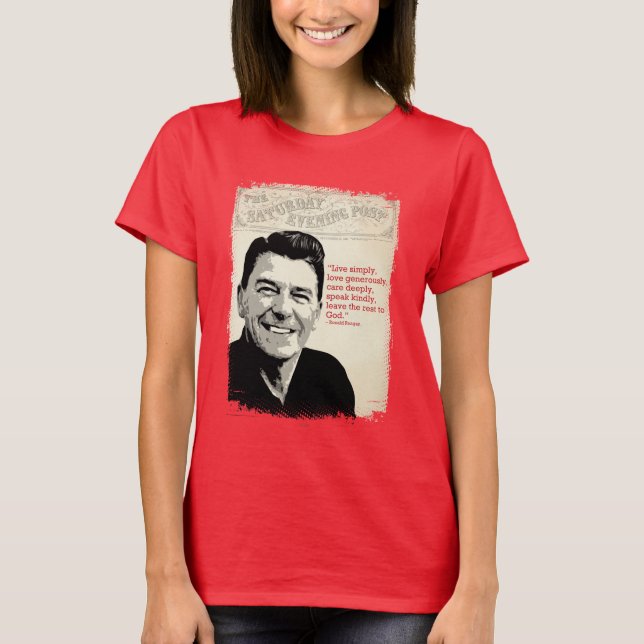 Camiseta Cita de Ronald Reagan (Anverso)