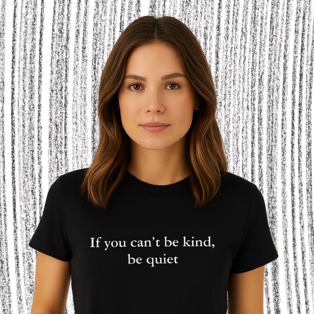 Camiseta cita de ropa estética que no puede ser amable, est (Subido por el creador)