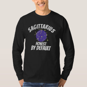 Camiseta Cita de Rótulo Astrológico Sagittarius Zodiac