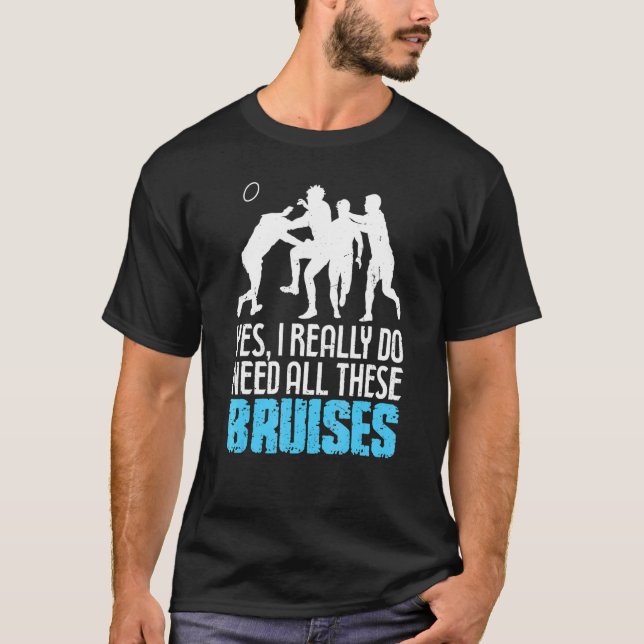Camiseta Cita De Rugby Para Un Jinete De Rugby (Anverso)