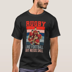 Camiseta Cita De Rugby Para Un Jinete De Rugby
