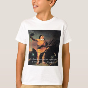 Camiseta Cita de sabiduría "Adelante" de Davy Crocket