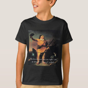 Camiseta Cita de sabiduría "Adelante" de Davy Crocket