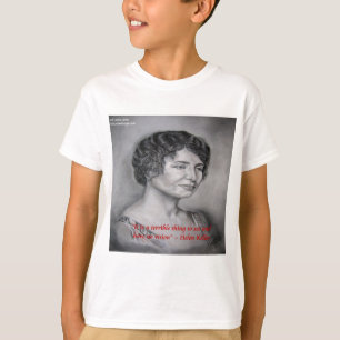 Camiseta Cita de sabiduría de visión de Helen Keller