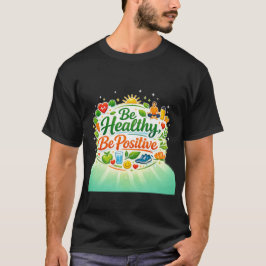 Camiseta Cita de salud y positividad