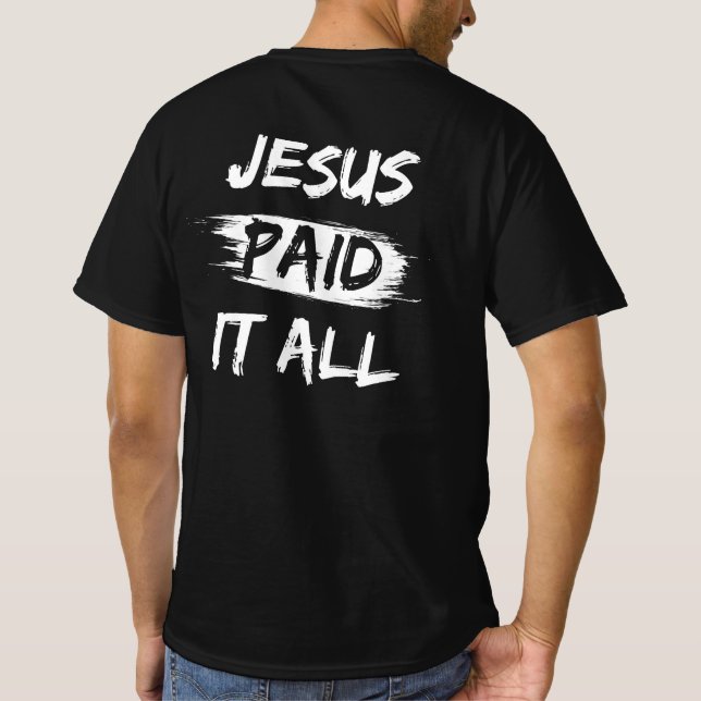 Camiseta Cita de salvación cristiana regalo de perdón (Reverso)