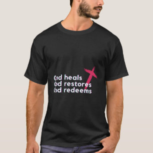 Camiseta Cita de sanación de fe cristiana Inspiradora