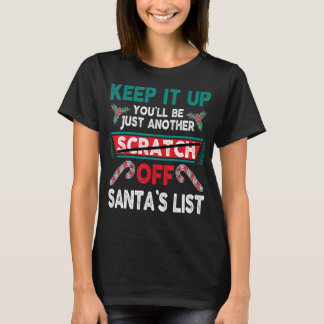 Camiseta Cita De Santa Claus Para Navidades De Vintage