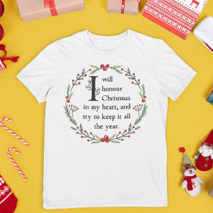 Camiseta Cita De Scrooge Dickens A Navidades Carol Victoria