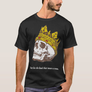 Camiseta Cita de Shakespeare La maldición yace en la boca d