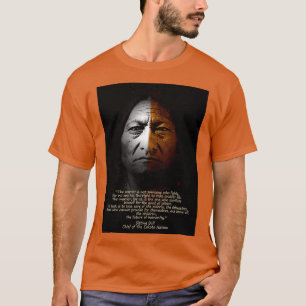 Camiseta Cita de Sitting Bull Warrior