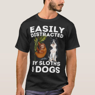 Camiseta Cita De Sloth Fácilmente Distraída Por Llovis Y Pe