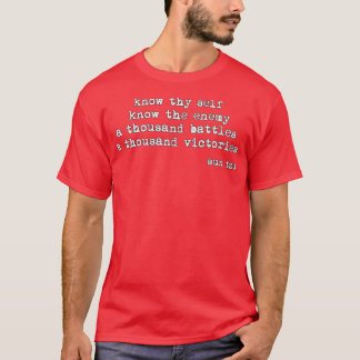 Camiseta Cita de Sun Tzu