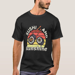 Camiseta Cita de sushi Tee de ropa de comida japonesa puest