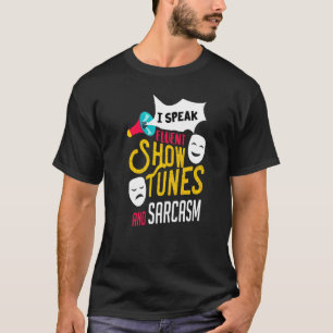 Camiseta Cita de Teatro Musical Show Tunes Actor Gráfica Dr