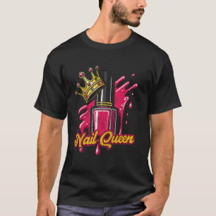 Camiseta Cita de técnico de uñas uniforme de trabajo esmalt