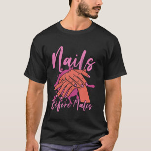 Camiseta Cita de técnico en uñas uniforme de trabajo esmalt