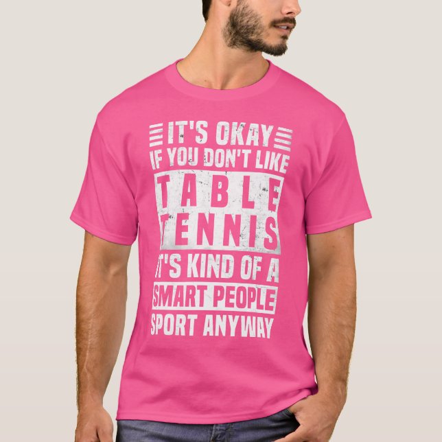Camiseta Cita De Tenis De Mesa Graciosa Para Hombres Y Muje (Anverso)