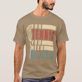 Camiseta Cita de tenis divertida