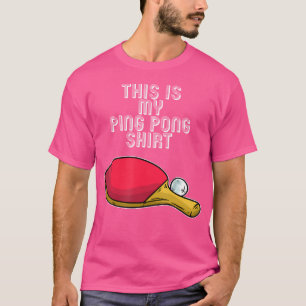 Camiseta Cita de tenis en mesa de ping pong