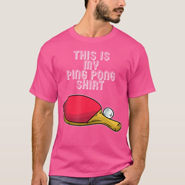 Camiseta Cita de tenis en mesa de ping pong (Anverso)