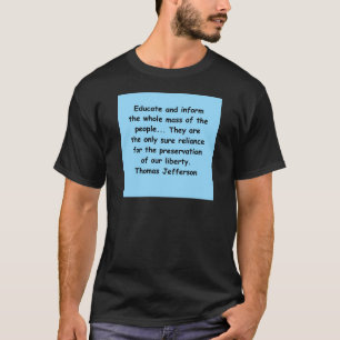 Camiseta cita de Thomas Jefferson