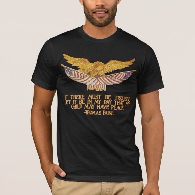 Camiseta Cita de Thomas Paine (Anverso)