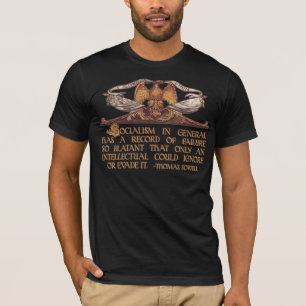 Camiseta Cita de Thomas Sowell en socialismo
