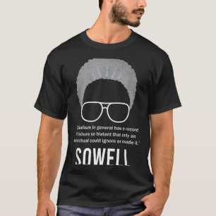 Camiseta Cita de Thomas Sowell sobre socialismo Mes de la H