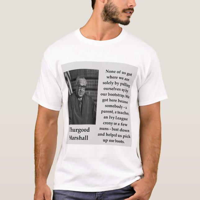 Camiseta Cita de Thurgood Marshall (Anverso)
