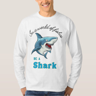 CAMISETA CITA DE TIBURÓN, DIVERTIDO ESTILO PERSONALIZADO
