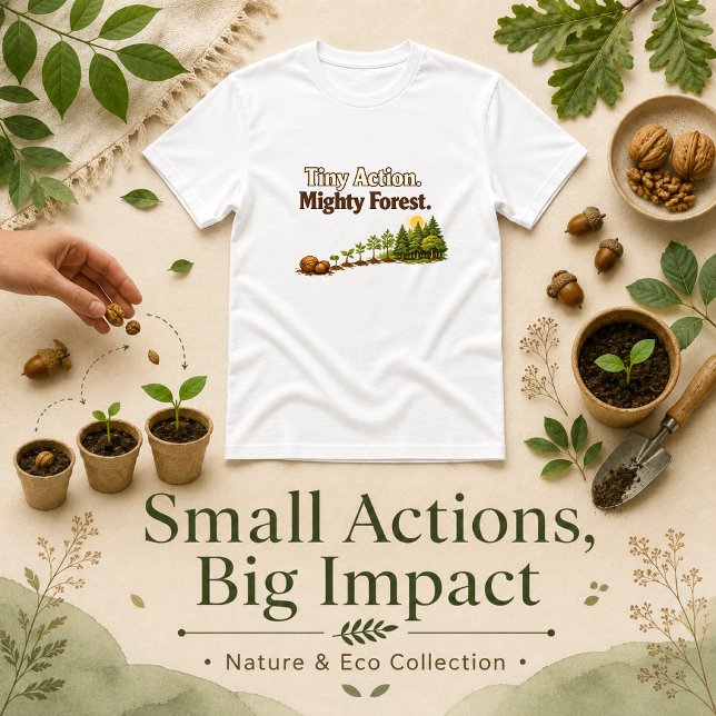 Camiseta Cita de Tiny Action Mighty Forest (Subido por el creador)