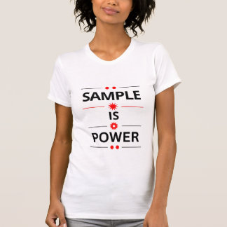 Camiseta Cita de tipografía en negrita