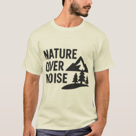Camiseta Cita de tipografía Minimalista sobre la naturaleza