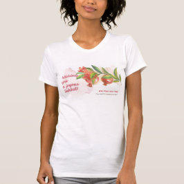 Camiseta Cita de Torah para el feriado de Sukkot Deseos de 