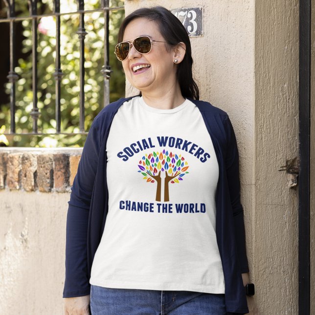 Camiseta Cita de trabajo social para trabajador social redu (Subido por el creador)