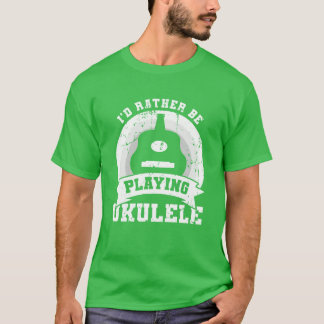 Camiseta Cita de ukulelista retro