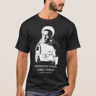 Camiseta Cita de Unius Libri Philosopher Thomas Aquinas
