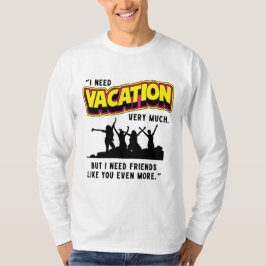 CAMISETA CITA DE VACACIONES