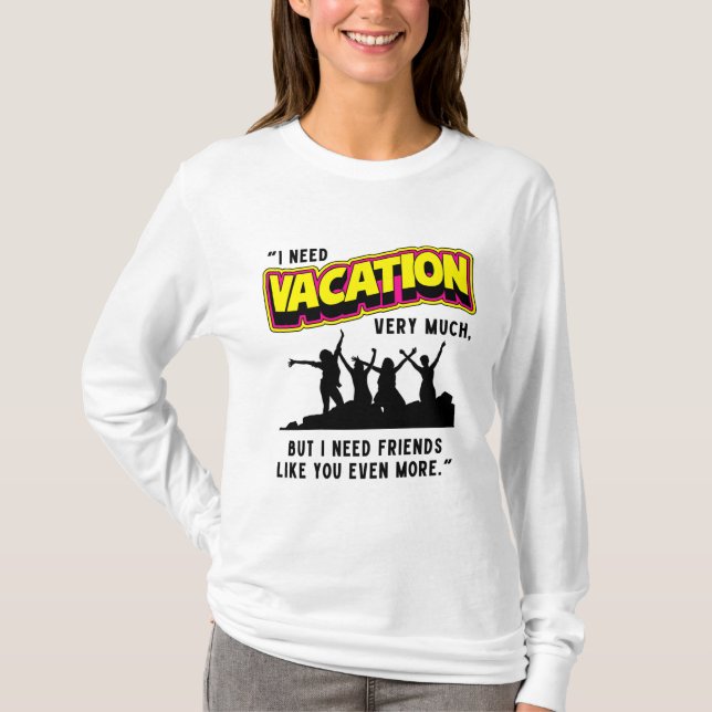 CAMISETA CITA DE VACACIONES (Anverso)