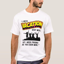 CAMISETA CITA DE VACACIONES