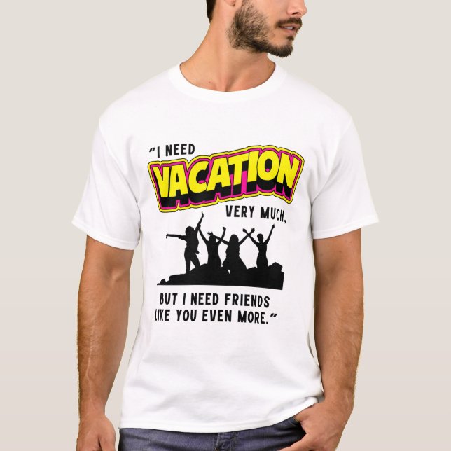 CAMISETA CITA DE VACACIONES (Anverso)