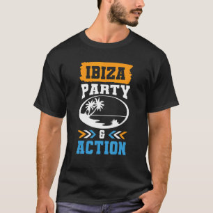 Camiseta Cita de vacaciones del equipo de acción Fiesta de 