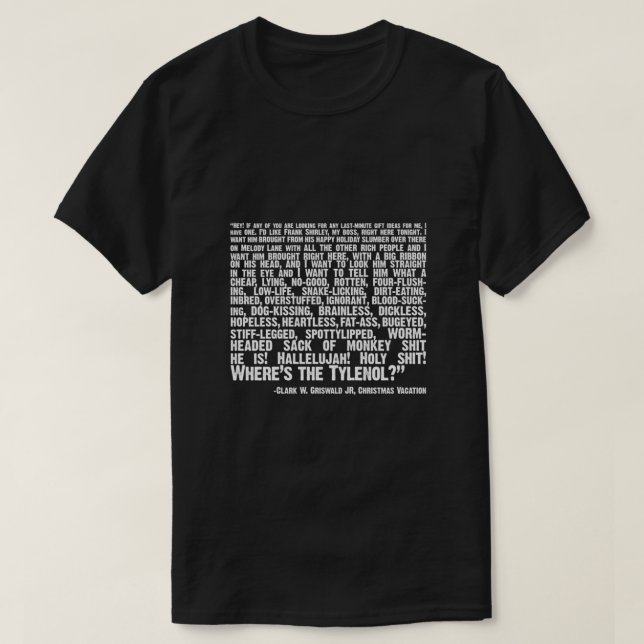 Camiseta Cita de vacaciones para navidades; mientras que el (Diseño del anverso)